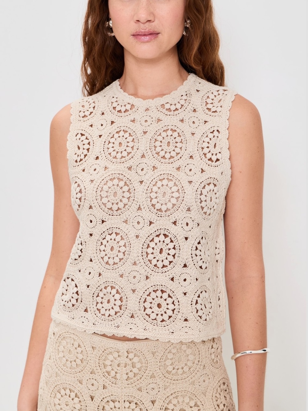 FRAME The Crochet Tank